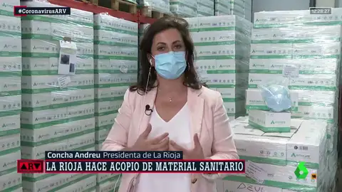 La presidenta de La Rioja, Concha Andreu La presidenta de La Rioja, Concha Andreu