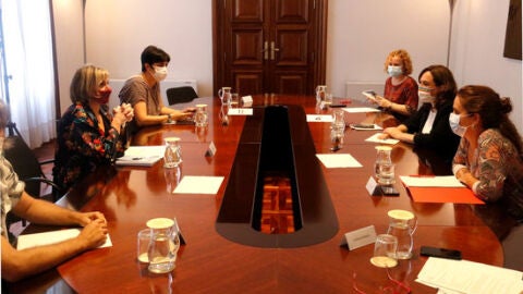Verg&eacute;s i Colau en la reuni&oacute; mixta de seguiment de la covid19