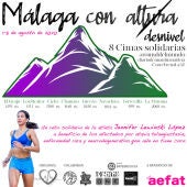 Jennifer Lewinski López y su reto solidario, ascender los ocho picos más altos de Málaga en ocho días