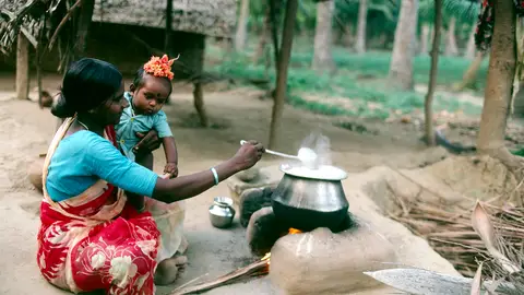 Mujer campesina en la India Contraparte
