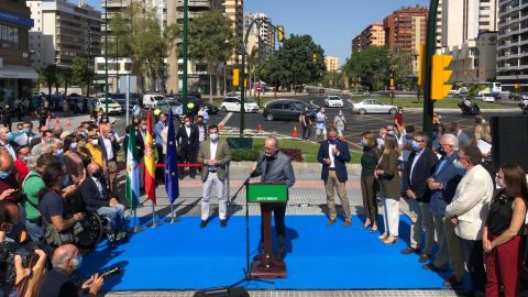 En M&aacute;laga, tras las obras del Metro en la avenida Andaluc&iacute;a