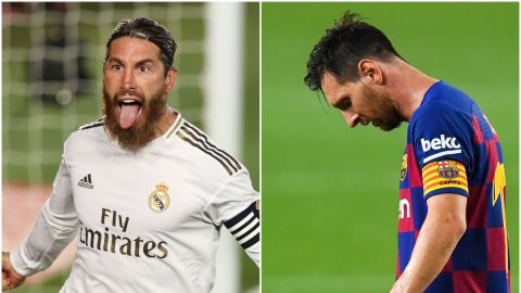 Sergio Ramos y Lionel Messi