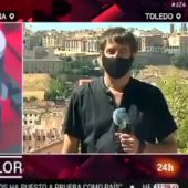 Reportero TVE Juan Ballesteros