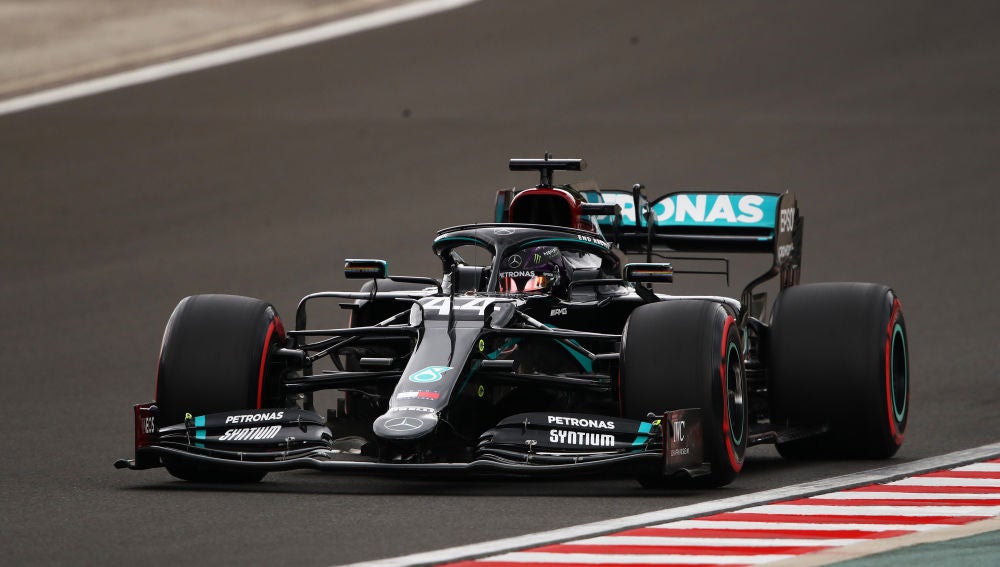 Lewis Hamilton, durante la clasificación del GP de Hungría Lewis Hamilton, durante la clasificación del GP de Hungría