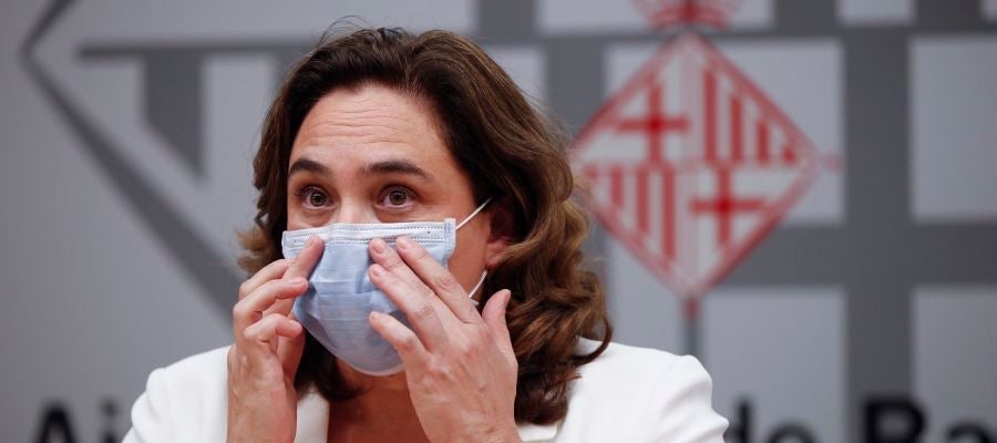 La alcaldesa de Barcelona, Ada Colau La alcaldesa de Barcelona, Ada Colau