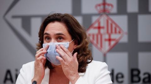 La alcaldesa de Barcelona, Ada Colau