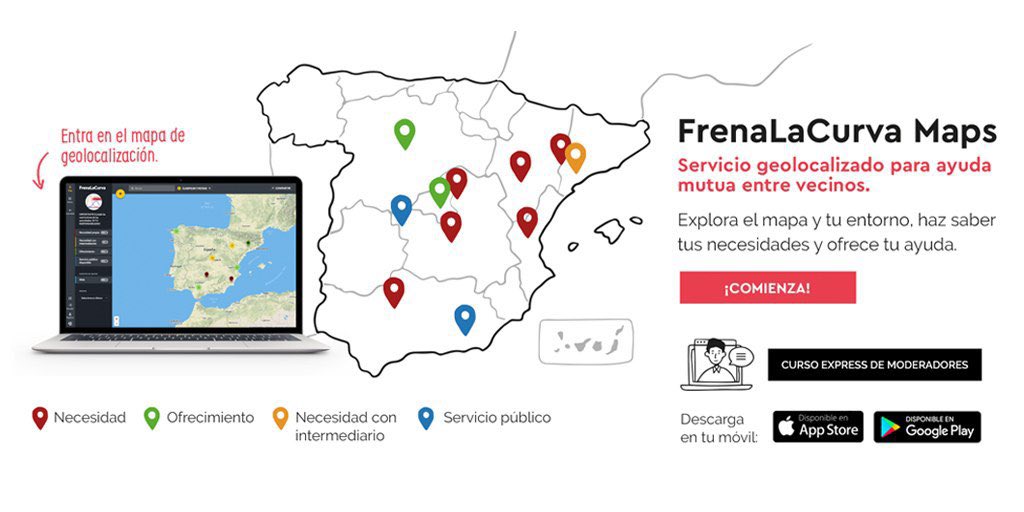 "Frena la curva" impulsó más de 60 proyectos con 1000 activistas de todo el mundo "Frena la curva" impulsó más de 60 proyectos con 1000 activistas de todo el mundo