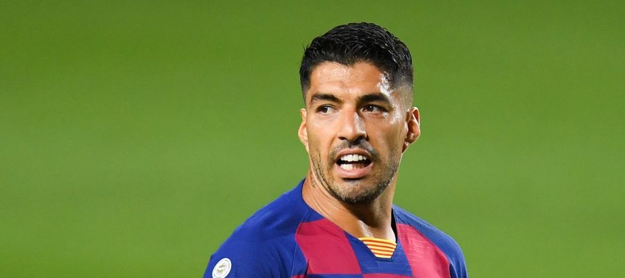 Luis Suárez, con el Barcelona Luis Suárez, con el Barcelona