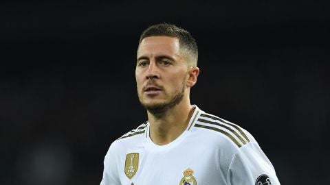 Eden Hazard, con el Real Madrid