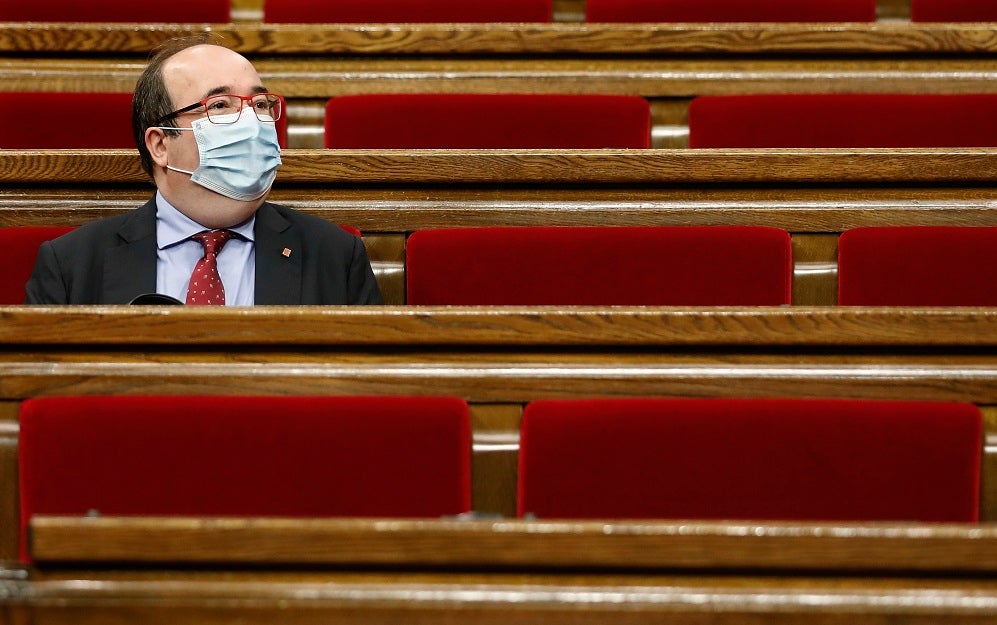 Miquel Iceta: "La candidatura conjunta con PP y Ciudadanos no me parece inteligente" Miquel Iceta: "La candidatura conjunta con PP y Ciudadanos no me parece inteligente"