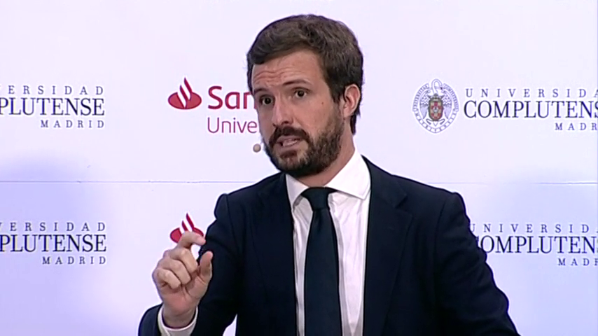 Casado reprocha a Sánchez que llegue "sin los deberes hechos" a Europa y pide reformas ante la "grave recesión" Casado reprocha a Sánchez que llegue "sin los deberes hechos" a Europa y pide reformas ante la "grave recesión"