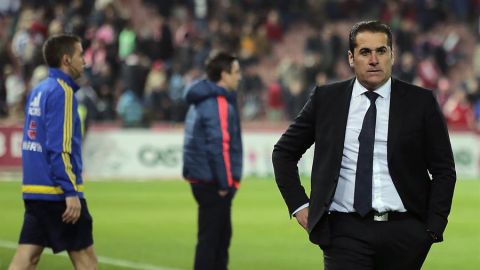 Jose Ram&oacute;n Sandoval, entrenador del Fuenlabrada