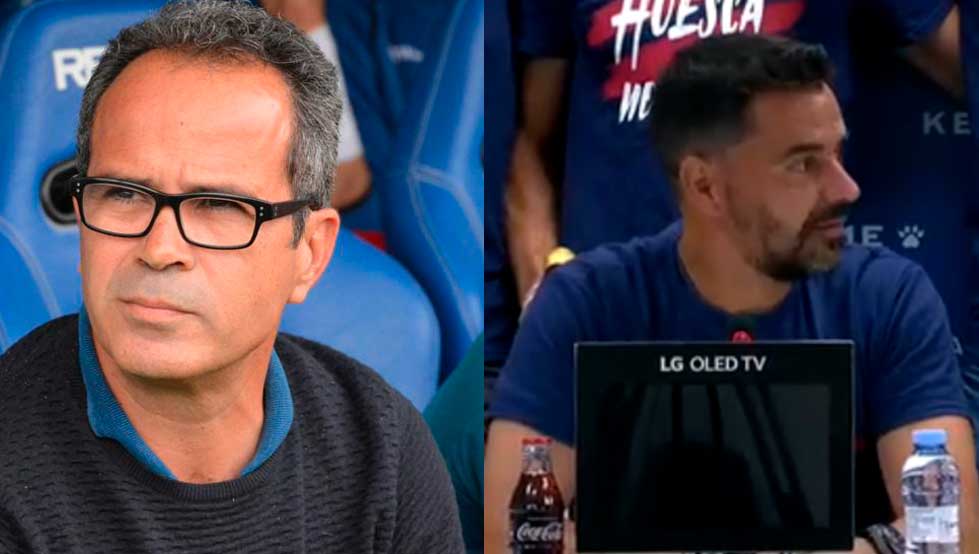 Álvaro Cervera y Míchel: los entrenadores del Cádiz y el Huesca, encantados de estar en Primera Álvaro Cervera y Míchel: los entrenadores del Cádiz y el Huesca, encantados de estar en Primera