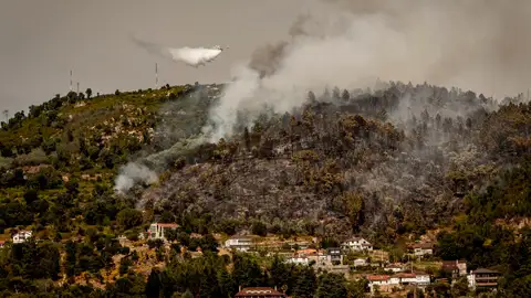 Incendio en Ourense Incendio en Ourense
