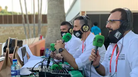 Julio Rodríguez, Santi Moreno y Miguel González Marbella - Peña Deportiva 18 de julio de 2020