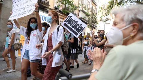 Marcha de los MIR de Madrid 