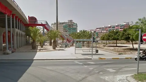 Imagen actual por donde podría ir un paso provisional. Imagen actual por donde podría ir un paso provisional.