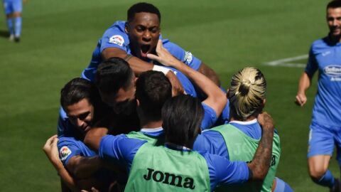 Jugadores del Fuenlabrada