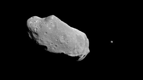 Un asteroide que se acerc&oacute; a la Tierra en una imagen de archivo