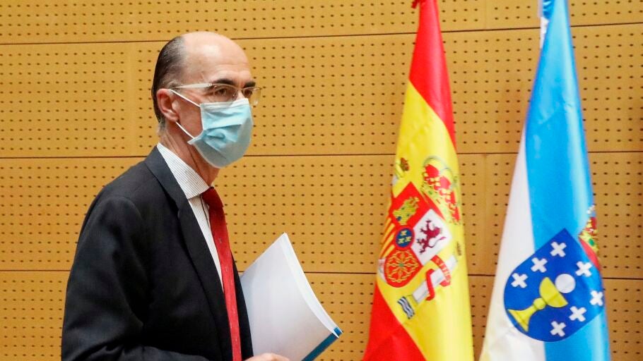El conselleiro de Sanidad de la Xunta de Galicia, Jes&uacute;s V&aacute;zquez Almui&ntilde;a