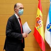 El conselleiro de Sanidad de la Xunta de Galicia, Jesús Vázquez Almuiña