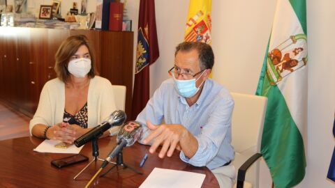 El alcalde de Chiclana, Jos&eacute; Mar&iacute;a Rom&aacute;n