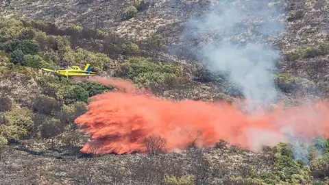 Incendio La Vall de Gallinera Incendio La Vall de Gallinera