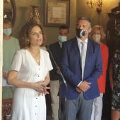 La ministra Montero, durante la comparecencia