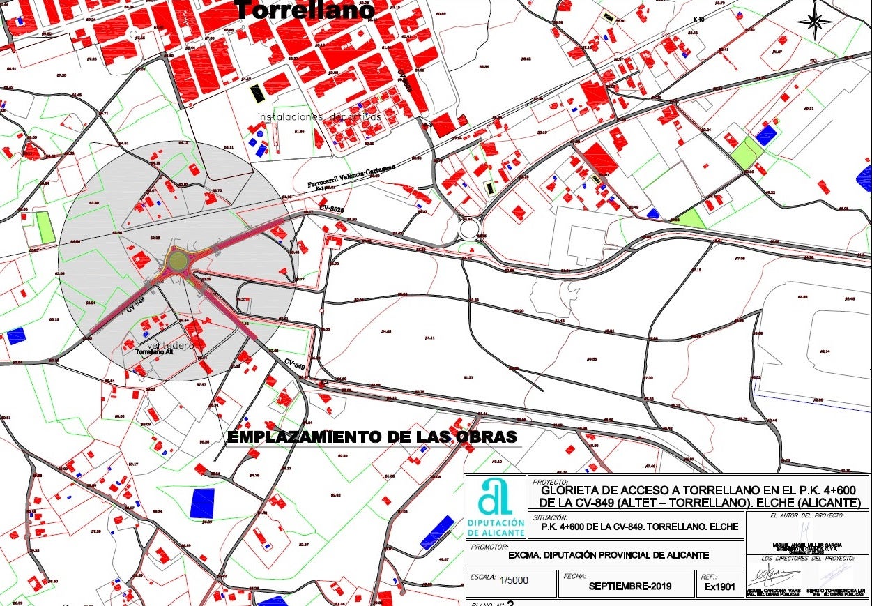 La Diputación de Alicante invertirá 270.000 euros en la construcción de una glorieta de acceso a Torrellano La Diputación de Alicante invertirá 270.000 euros en la construcción de una glorieta de acceso a Torrellano