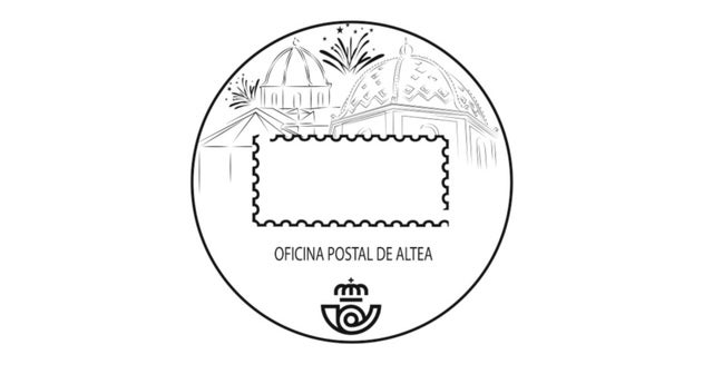 Por primera vez en la comarca Altea consigue un matasellos propio con imágenes icónicas del municipio Por primera vez en la comarca Altea consigue un matasellos propio con imágenes icónicas del municipio