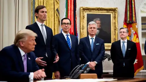 Acuerdo histórico de paz entre Israel y Emiratos Árabes Unidos con Trump de intermediario Acuerdo histórico de paz entre Israel y Emiratos Árabes Unidos con Trump de intermediario