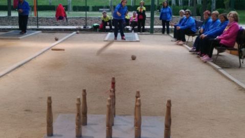 Juego de bolos en Segovia