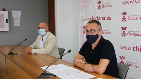 Instantes de la rueda de prensa
