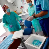 Recogida de pruebas en un centro de salud andaluz Recogida de pruebas en un centro de salud andaluz