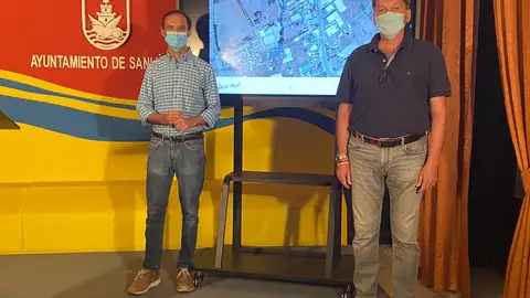 El alcalde de Sanlúcar y el primer teniente de Alcalde El alcalde de Sanlúcar y el primer teniente de Alcalde