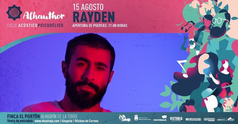 Rayden actuará el próximo día 15 en el Festival Alhauthor Rayden actuará el próximo día 15 en el Festival Alhauthor