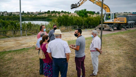 Durante la visita