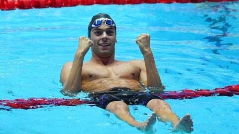 Gregorio Paltrinieri tras una competici&oacute;n