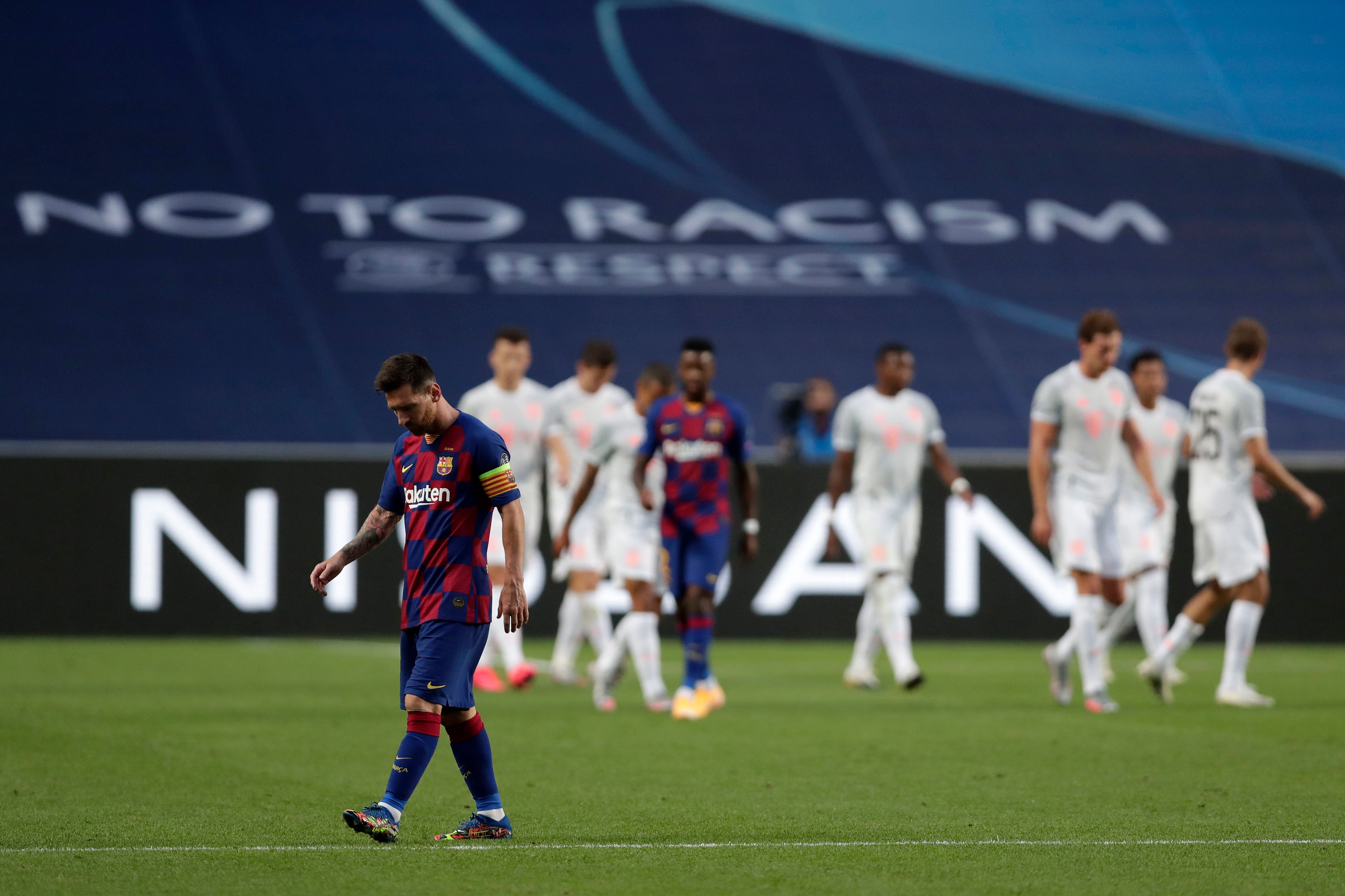 El Bayern humilla al Barcelona y le deja fuera de la Champions League El Bayern humilla al Barcelona y le deja fuera de la Champions League