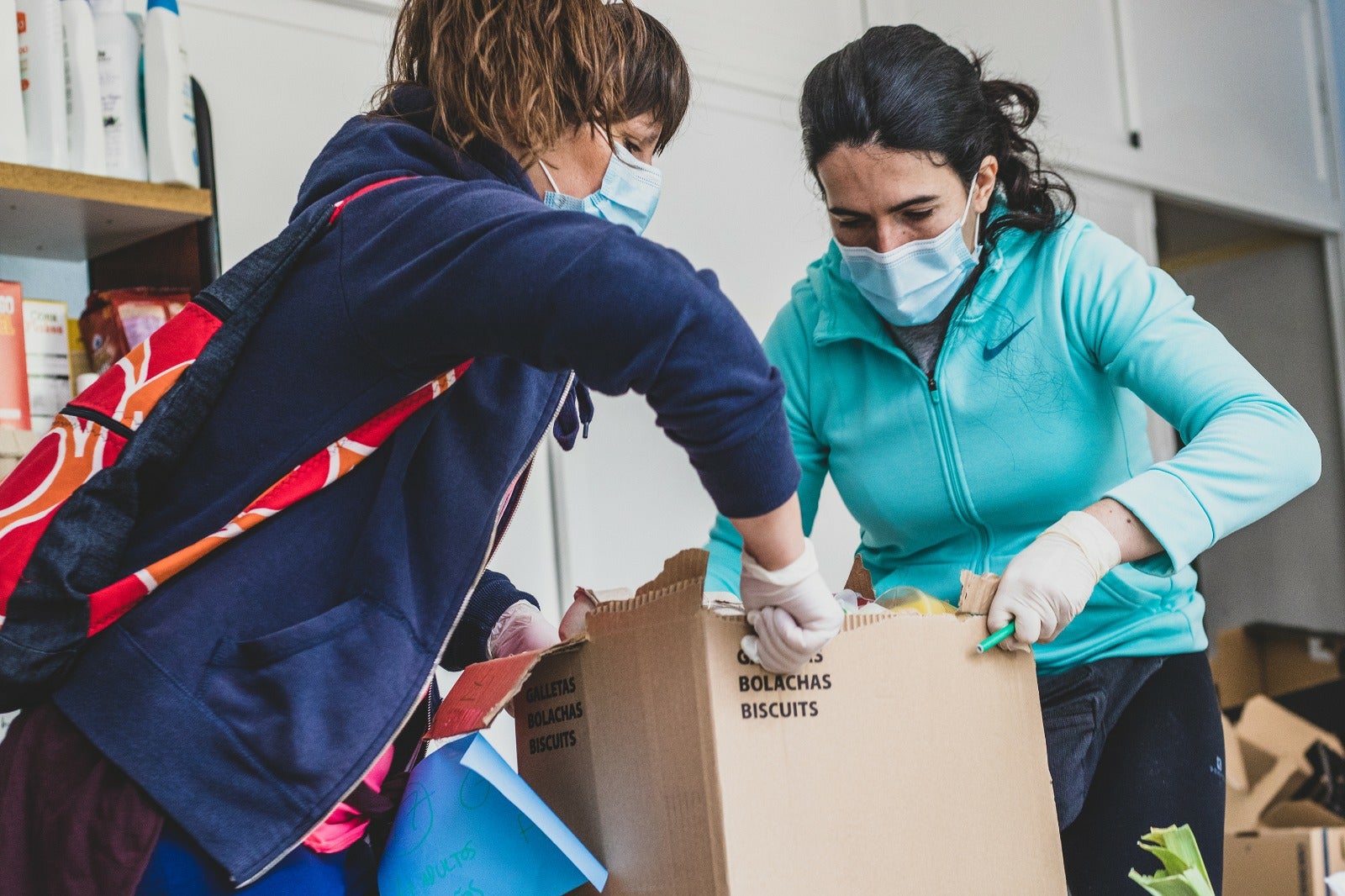 Despensas vecinales en barrios que son aldeas Despensas vecinales en barrios que son aldeas