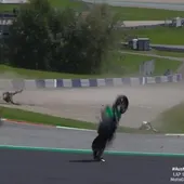 Accidente entre Zarco y Morbidelli en el GP de Austria Accidente entre Zarco y Morbidelli en el GP de Austria