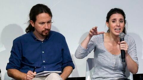Pablo Iglesias e Irene Montero
