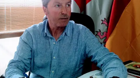 Julián Aguilar, alcalde de Salinas de Pisuerga Palencia