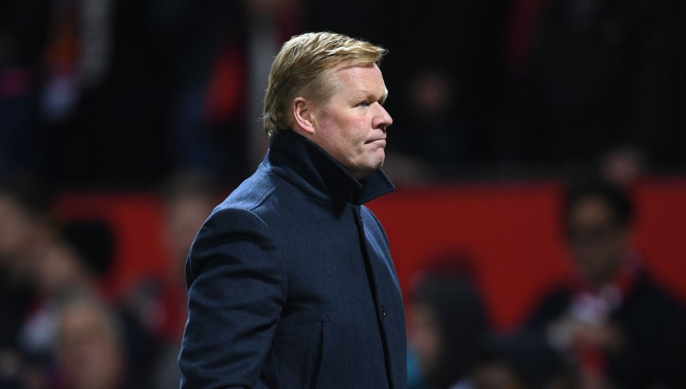 Ronald Koeman, en un partido de la selección holandesa Ronald Koeman, en un partido de la selección holandesa