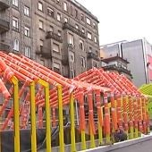 Polémica en Vigo por la construcción de una rampa mecánica para subir la cuesta de la Gran Vía