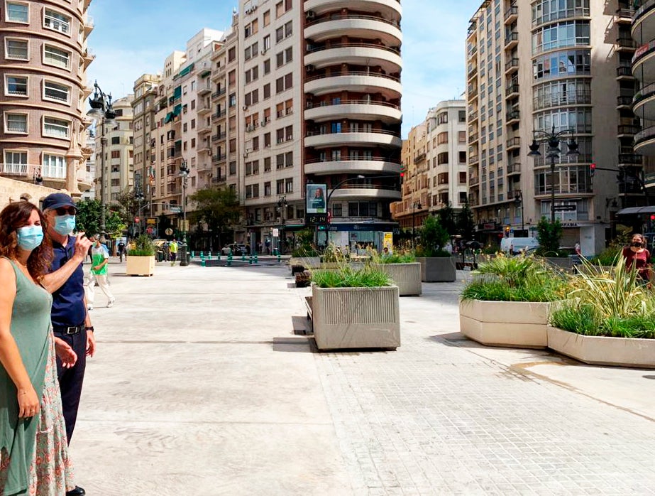 Finalizan las obras de peatonalización de la Plaza de San Agustín Finalizan las obras de peatonalización de la Plaza de San Agustín