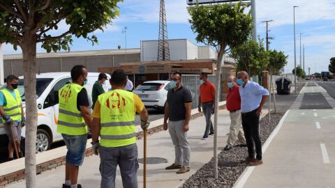 Els treballs es porten avant per part dels 37 aturats agraris. 