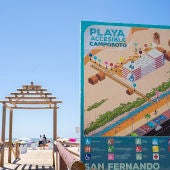 Entrada a la playa de Camposoto