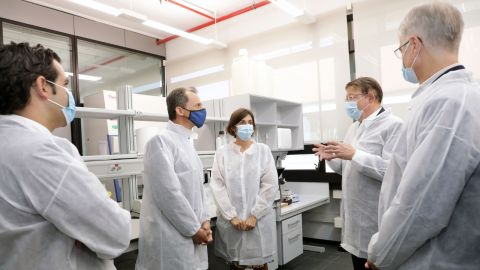 Ximo Puig y Pedro Duque, Paterna