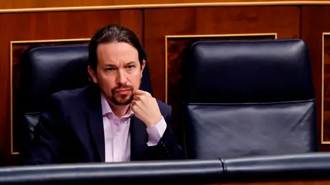 El vicepresidente del Gobierno, Pablo Iglesias, en una imagen de archivo. El vicepresidente del Gobierno, Pablo Iglesias, durante un pleno en el Congreso